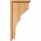 Ekena Millwork Monterey Smooth Corbel w/Backplate, Western Red Cedar, 7 1/2"W x 12"D x 24"H COR08X12X24MON01SWR - alternate 2